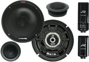 img 1 attached to 🔊 Высококачественные компонентные динамики 2-Way Alpine R-S65C.2 6.5 дюйма - превосходное звуковое исполнение