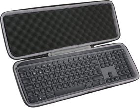 img 4 attached to Жесткий чехол Co2crea для беспроводной подсветки клавиатуры Logitech MX Keys - идеальная замена для повышенной мобильности.