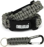 🧵 pack of 3 cobrabraid usa 550 paracord bracelets and keyrings логотип