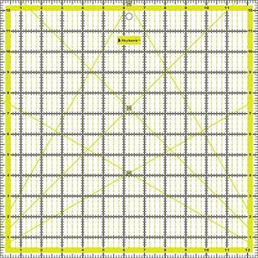 img 3 attached to 📏 Набор акриловых правителей для квилтинга Skyhawk Combo Pack - прозрачные и точные квилтинговые правила с антипригарными кольцами (включены 4 размера)