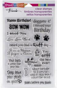 img 1 attached to SSC1223 STAMPENDOUS Clear Dog Sayings Stamps - Stampedous