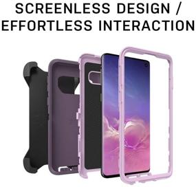 img 1 attached to 📱 Black OtterBox DEFENDER SERIES SCREENLESS EDITION Case for Samsung Galaxy S10+