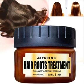 img 3 attached to 💆 Revitalize and Nourish Your Hair Roots with Advanced Collagen Intensive Treatment - 60ml | Enriched with Argan Oil, Jojoba Oil, Shea Butter, and Aloe Vera | 100% Silicone and Animal Free