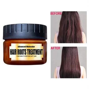 img 1 attached to 💆 Revitalize and Nourish Your Hair Roots with Advanced Collagen Intensive Treatment - 60ml | Enriched with Argan Oil, Jojoba Oil, Shea Butter, and Aloe Vera | 100% Silicone and Animal Free