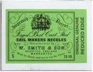 🪡 wm. smith &amp; son 5-pack of sailmakers' needles #13-19 logo