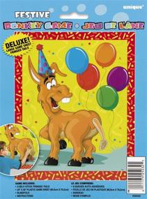 img 1 attached to 🎯 Tail on Donkey Party Game: Perfect for 16 Players