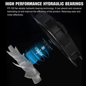 img 1 attached to 🌬️ PCCOOLER 120mm Case Fan Phantom Series 3 in 1 Kit - RGB PC-FP120 Fans for High Performance Cooling with Hydraulic Bearing - Low Noise Computer Fans for PC Case