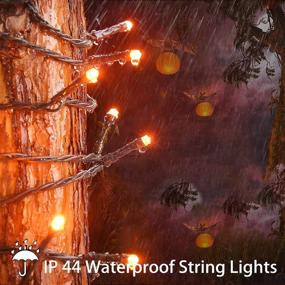 img 3 attached to Christmas Tree String Lights - 120LED 13M/42Ft Memory Function 8 Modes End-To-End Plug In Seasonal Decor