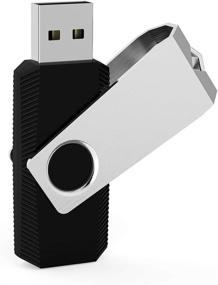 img 3 attached to Пятипак 16ГБ USB Flash Drive Aiibe - Надежный Флеш-накопитель с светодиодным индикатором памяти (16ГБ, 5 Цветов: Чёрный, Красный, Голубой, Зелёный, Фиолетовый) - USB 2.0 Флэш-накопитель