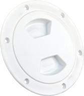 jr продукты 31005 накладка на доступ/палубная пластина - белая, 4 дюйма: качественное решение для легкого доступа и защиты палубы. логотип