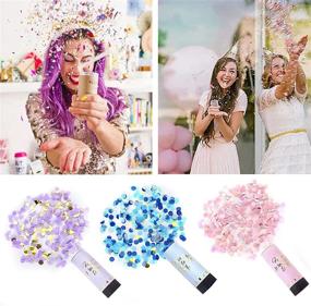 img 2 attached to 🎉 Biodegradable Confetti Cannon - Eco-friendly Celebration Party Shooter for Birthdays