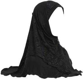 img 1 attached to 🧕 Исламские головные уборы, шарфы для головы: мгновенный аксессуар для мусульманских девушек.
