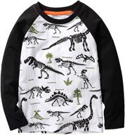 🦕 toddler dinosaur sleeve shirt for boys - bleubell clothing logo