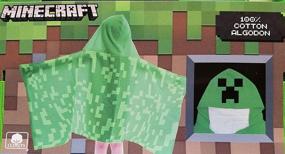 img 1 attached to Банное полотенце с капюшоном Minecraft Creeper