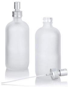 img 4 attached to 💦 Frosted Boston Bottle Aluminum Sprayer: Elegant and Efficient Dispensing Solution