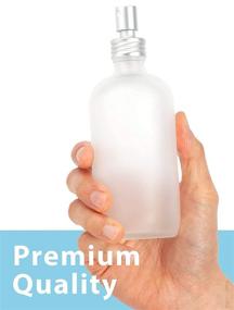 img 2 attached to 💦 Frosted Boston Bottle Aluminum Sprayer: Elegant and Efficient Dispensing Solution