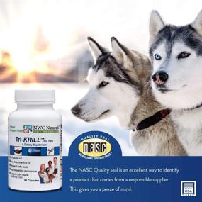 img 1 attached to Natural Tri-Krill Oil Capsules for Dogs and Cats - Promotes Joint & Brain Health, Enhances Skin & Coat - Pure Antarctic Krill with Astaxanthin, Omega-3, DHA, EPA by NWC Naturals