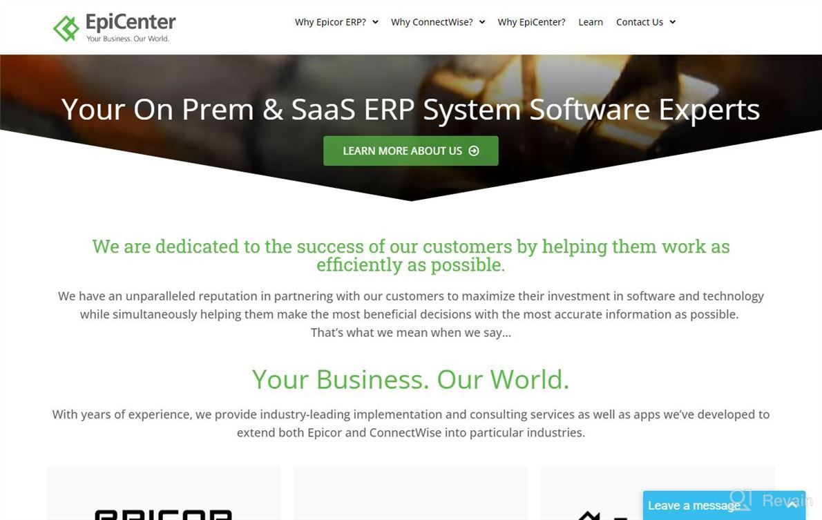 img 1 attached to EpiCenter ERP review by Ryan Olsen