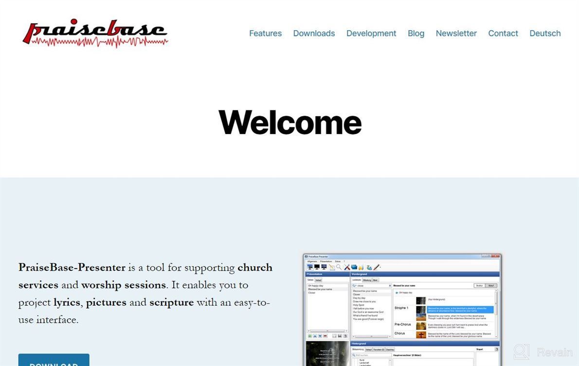 img 1 attached to PraiseBase Presenter review by Andrew Dickens