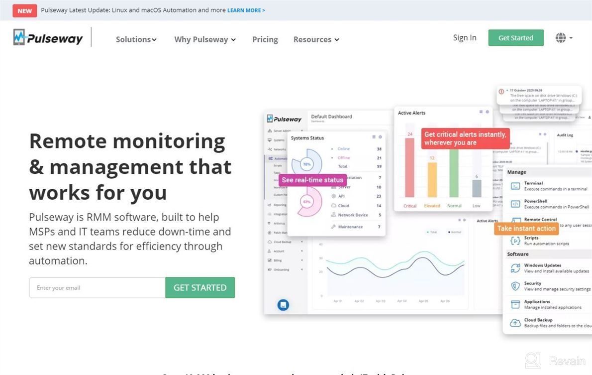 img 1 attached to Pulseway review by Dana Mahendra