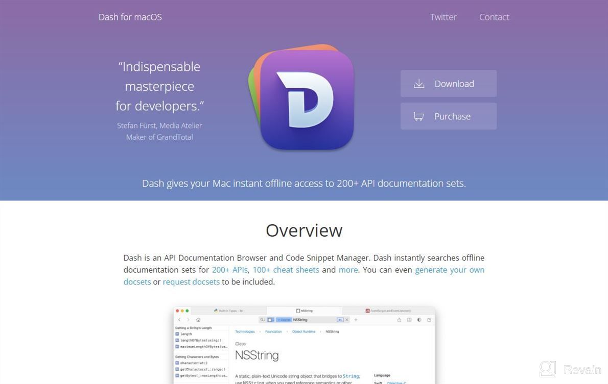 img 1 attached to Dash for macOS and iOS review by Jon Davidson