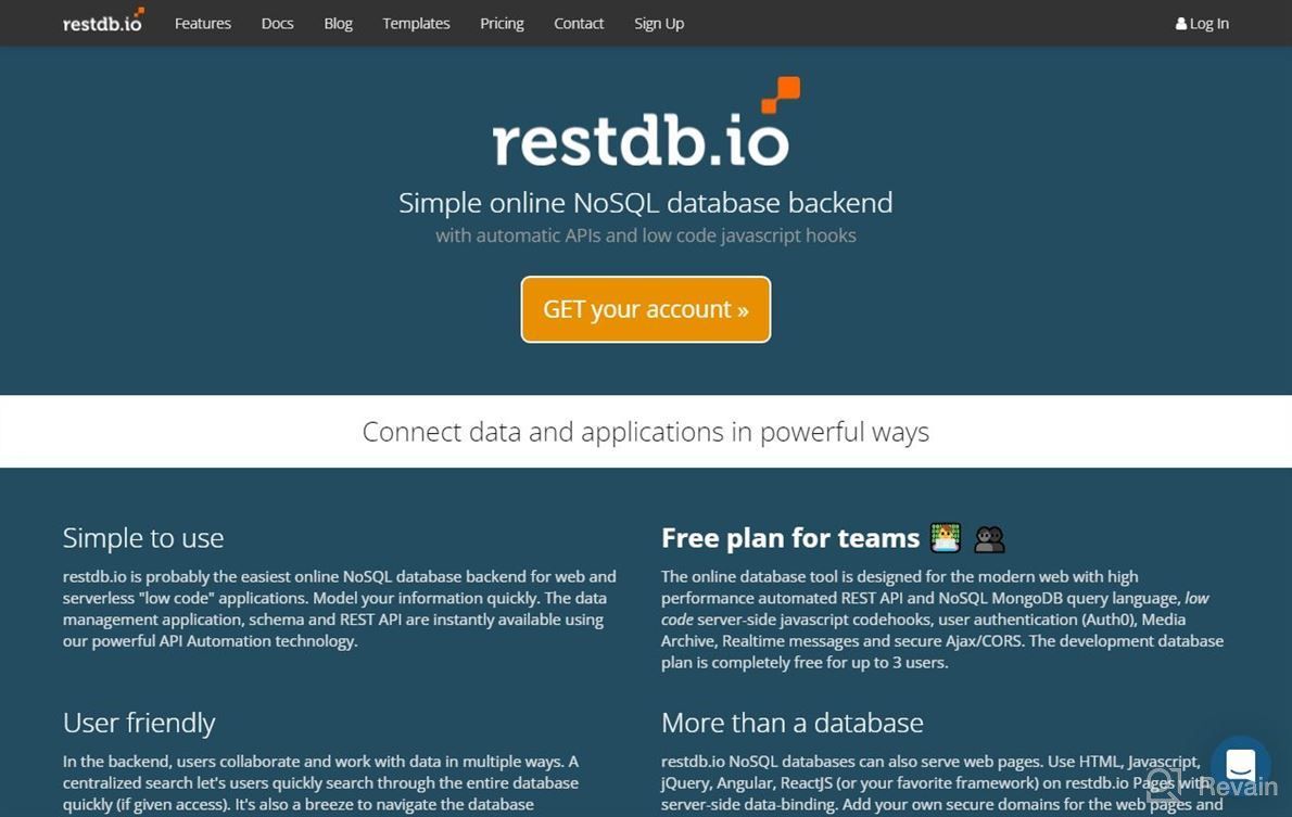 img 1 attached to restdb.io review by Charles You