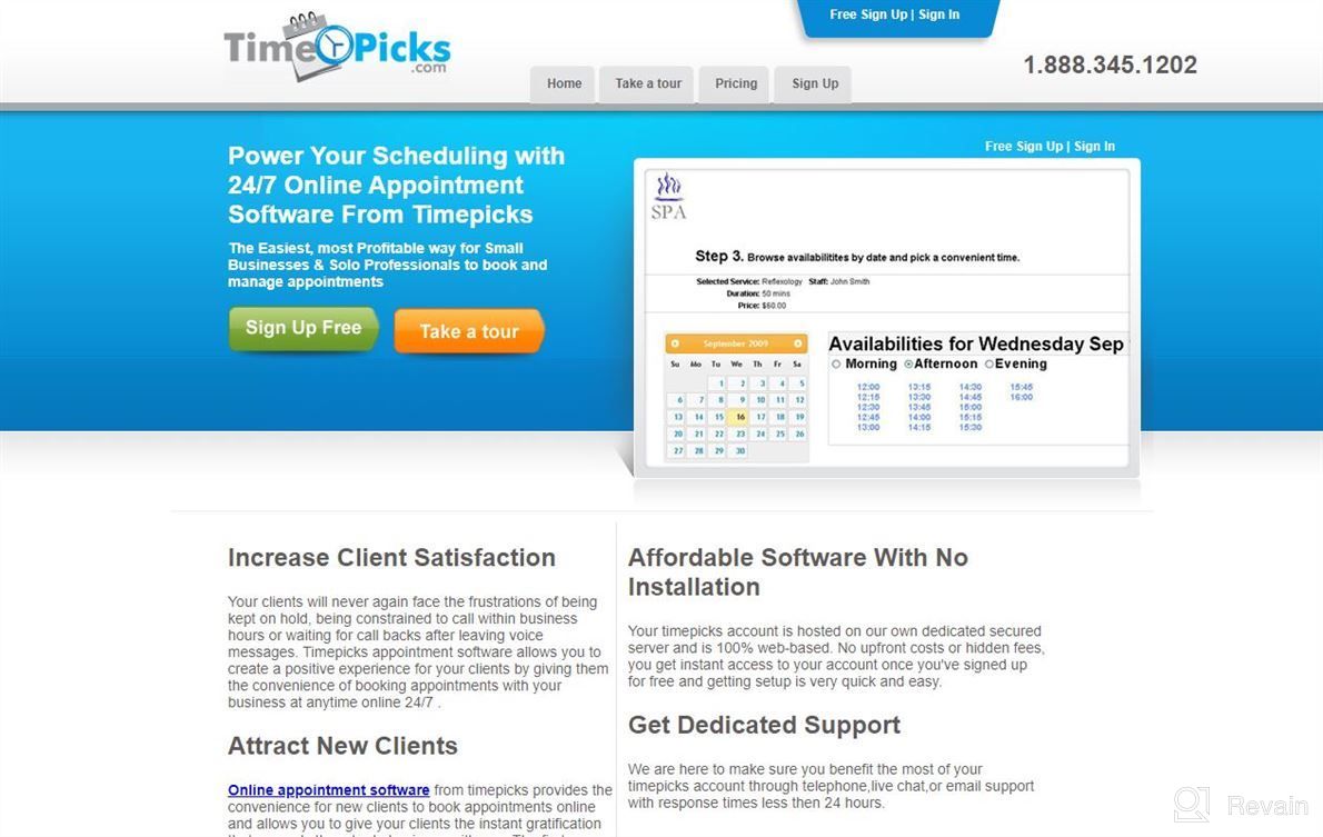 img 1 attached to Timepicks Online Scheduler review by Will Anderson