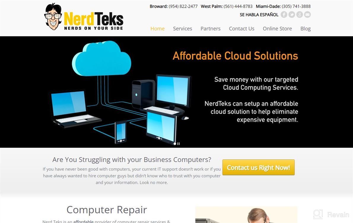 img 1 attached to Nerd Teks Inc. review by Carlos Barete