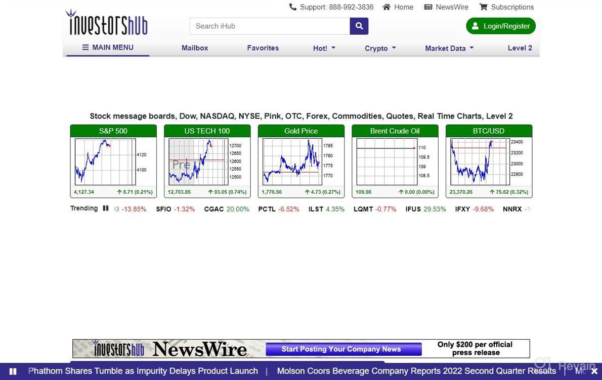 img 1 attached to InvestorsHub Newswire review by Mario Beaklini