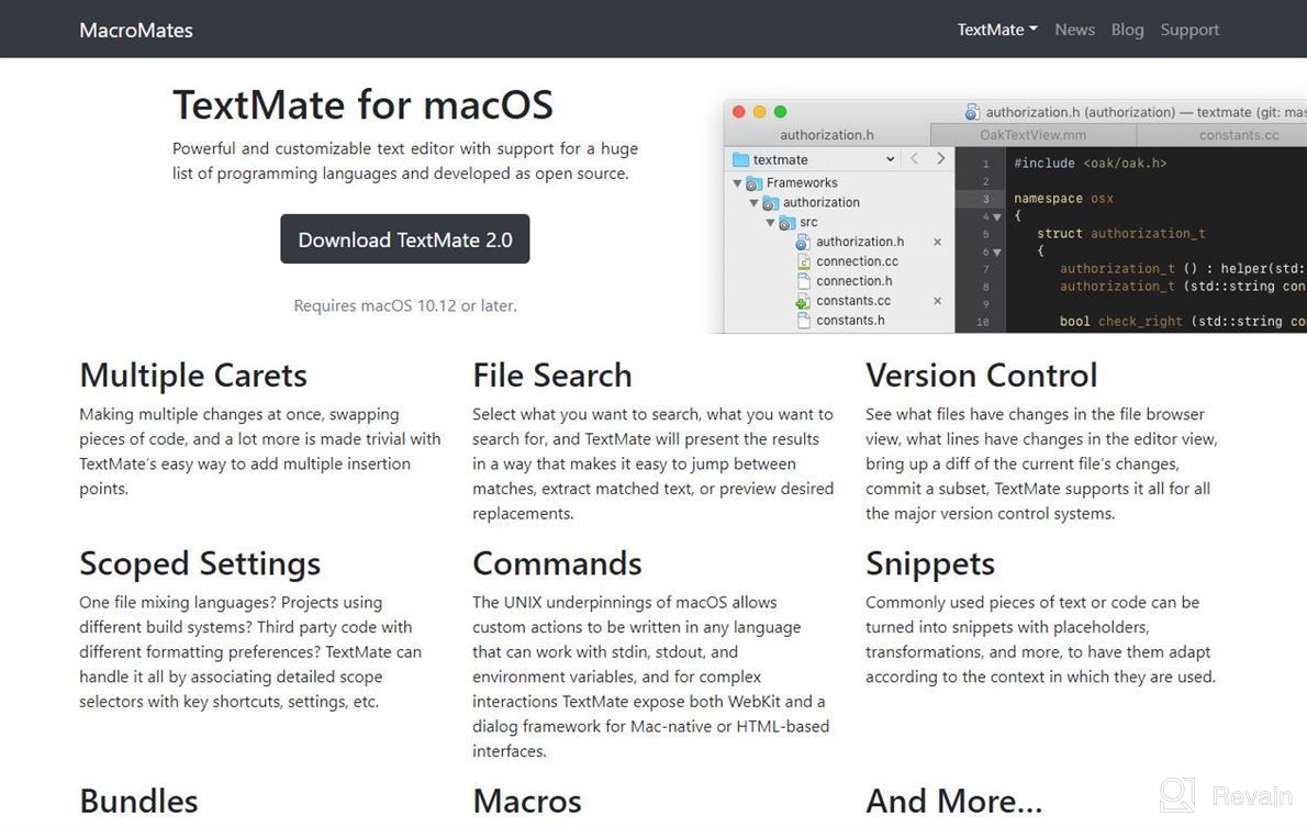 img 1 attached to Textmate review by Steve Hauck