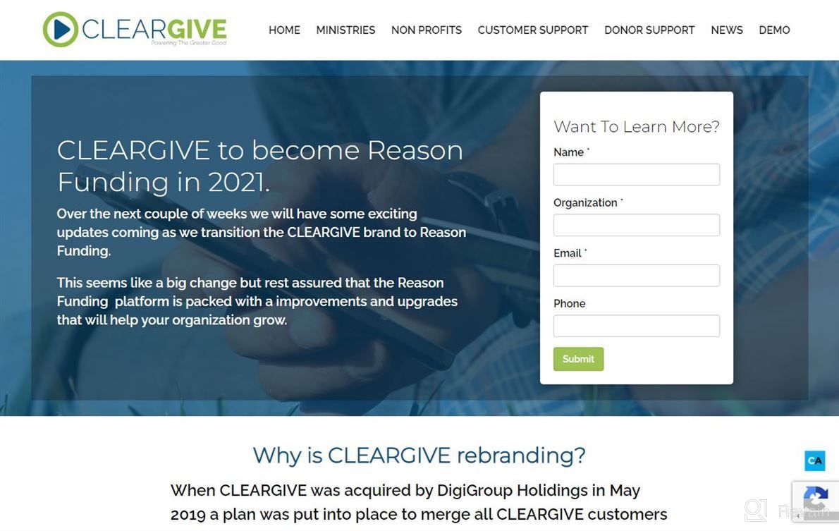 img 1 attached to ClearGIVE review by Shahed Cleveland