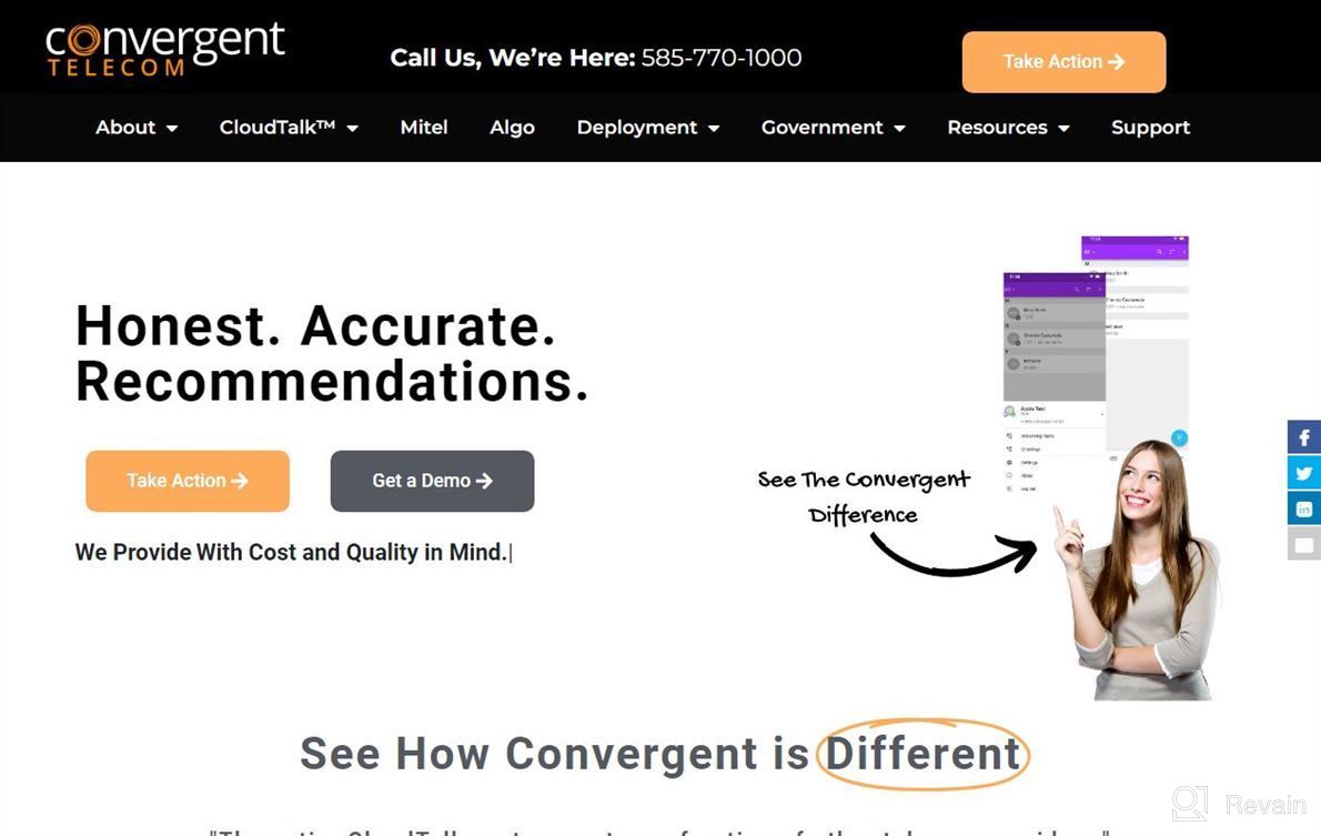 img 1 attached to Convergent Telecom review by Elvis Bragg