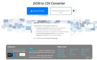 картинка 1 прикреплена к отзыву JSON to CSV Converter Online от Elton Luo