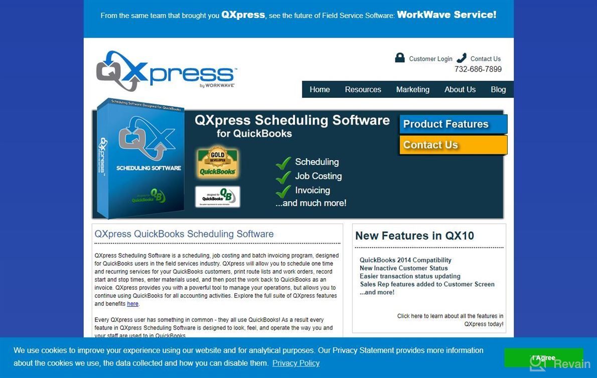 img 1 attached to QXpress Scheduling Software review by Nathaniel Collins