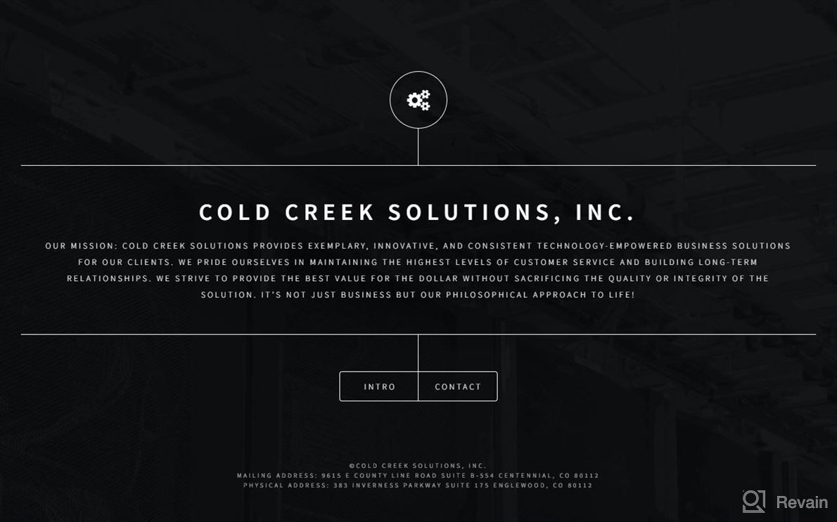 img 1 attached to Cold Creek Solutions, Inc. review by Enrique Espinoza