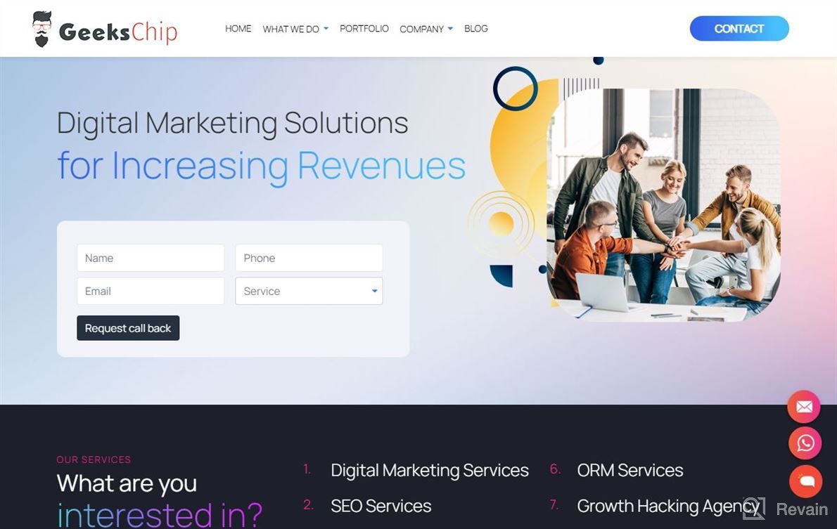 img 1 attached to GeeksChip Digital Marketing Agency review by Hesham Peltier