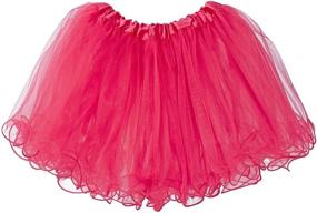 img 4 attached to 👗 My Lello Little Girls Tutu: Adorable 3-Layer Ruffle Edge for Ages 4 months to 3T