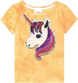 img 3 attached to 🦄 Unicorn Shirts for Girls - HH Family Girls' Clothing, Tops, Tees & Blouses