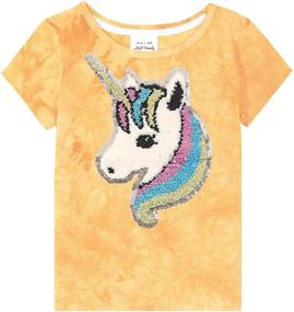 img 4 attached to 🦄 Unicorn Shirts for Girls - HH Family Girls' Clothing, Tops, Tees & Blouses