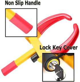 img 1 attached to 🔒 VaygWay Tire Clamp Wheel Lock – Ultimate Anti-Theft Wheel Chock for Car, Trailer, and Truck