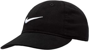 img 2 attached to 🧢 Nike Kids' Little Classic Twill Baseball Hat, Black, Size 4-7