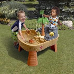 img 1 attached to 🏖️ Step2 Dino Sand Water Table - Sensational Outdoor Play for Kids