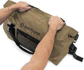 img 1 attached to 🎒 Durable Earth Pak Waterproof Duffel Bag for Any Travel Adventure – Lightweight, Spacious 50L & 70L Sizes, Heavy Duty Material, Secure Gear Storage, Reliable Straps and Handles