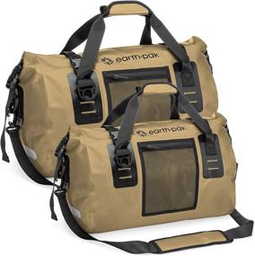 img 3 attached to 🎒 Durable Earth Pak Waterproof Duffel Bag for Any Travel Adventure – Lightweight, Spacious 50L & 70L Sizes, Heavy Duty Material, Secure Gear Storage, Reliable Straps and Handles