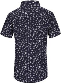 img 3 attached to Monlando Printed Wrinkle Regular Black402: A Stylish Men's Clothing Essential