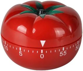 img 4 attached to 🍅 Jayron JR-WG017 Kitchen Cooking Timer - Tomato Cartoon Mechanical Countdown Hour Meter for Cooking, Homework, Baking, Learning, and Body-Building