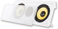 🔊 high-performance acoustic audio hd-6c in-wall center channel speaker: 6.5" with 350 watt power – in-ceiling audio solution logo