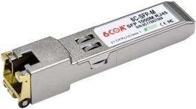 img 4 attached to Высокоскоростной модуль SFP Cooper RJ45 1,25 Гбит/с: совместим с Ubiquiti UF-RJ45-1G, D-Link, Supermicro, Netgear, TP-Link, Broadcom, Linksys и сетевыми коммутаторами Open - до 100 метров на расстоянии.