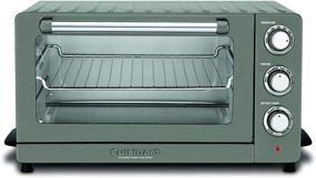 img 4 attached to 🔥 Cuisinart TOB-60N1BKS2 Convection Toaster Oven Broiler - Black Stainless Steel: Efficient, Compact and Stylish!