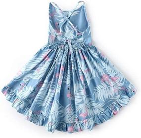 img 3 attached to Flamingo Sleeveless Birthday Dress for Girls - A1Flamingo Clothing